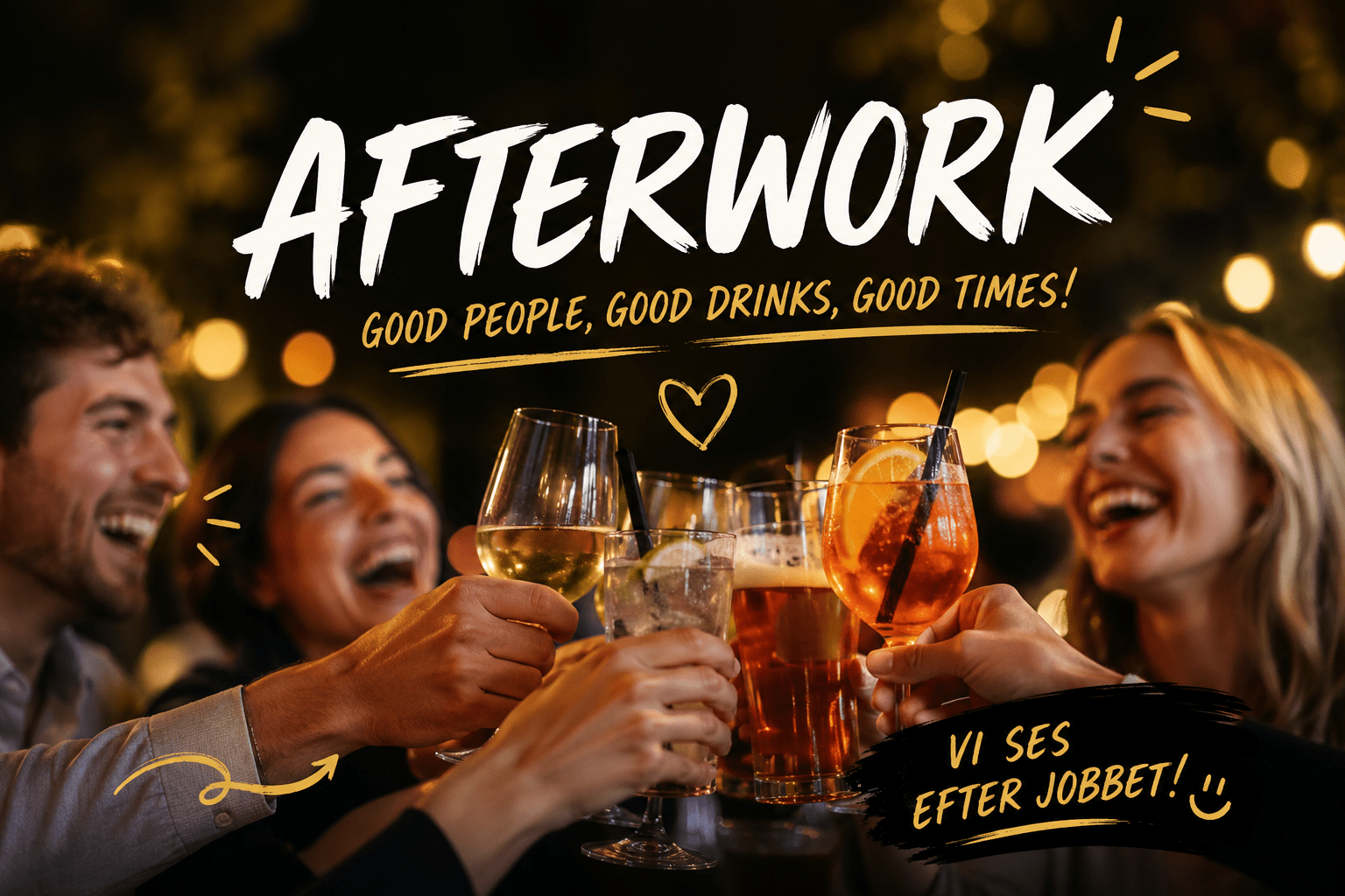 AW I Västerås Happy hour-drinkar på en afterwork i Västerås centrum.